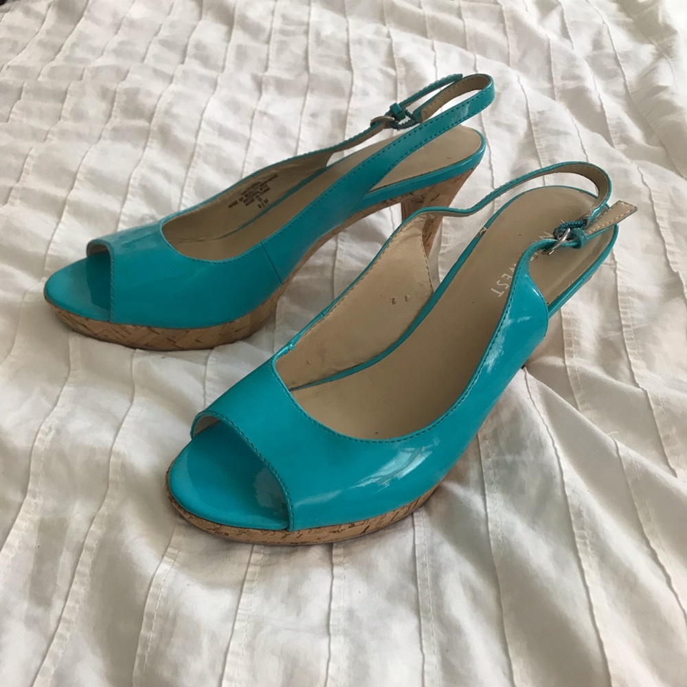 Patent Slingback Nine West Heels